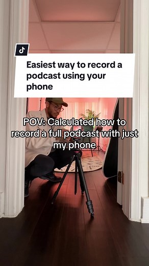 You can get started with your video podcast for you and one other guest with a small budget. This setup only requires a phone, wireless mic and an RGB light kit You can do a lot with those items And you can always add more items as you go along Don’t let gear get in the way of starting your podcast #podcastsetup #podcasting #podcaster #podcastideas #howtopodcast #videopodcast #podcasttips #podcaststudio #podcastclip #videosetup #podcaststudio #videostudio #videosetup #podcasts