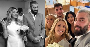 Φωτεινή Πετρογιάννη: Οι πρώτες φωτογραφίες από τον γάμο της - Χωρίς γονείς, μόνο με τους κουμπάρους