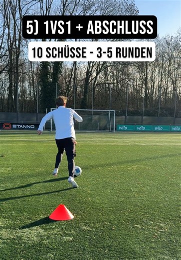 Ausdauer Training mit dem Ball für Fußballer