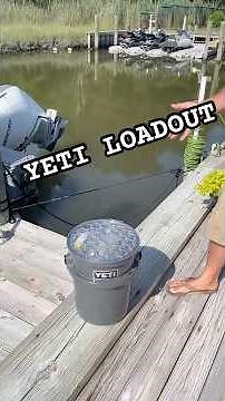 Yeti Loadout bucket with hex lid for the win!!