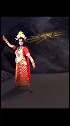 ❤️#amazing maa kali fighting scene with ashura #trendingshort #subscribe
