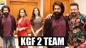 1.1M views · 162K reactions | KGF Chapter 2 Team | Rocking Star Yash, Sanjay Dutt, Raveena Tandon & Srinidhi Shetty in Mumbai #kgf2 #sanjaydutt #yash #raveenatandon #srinidhi #bollywood #movietalkies | Movie Talkies | Facebook