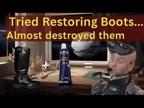 What I Wish I Knew Before Repairing My Leather Boots, Here's a Clue...Sand. Fill. Regret. Repeat.