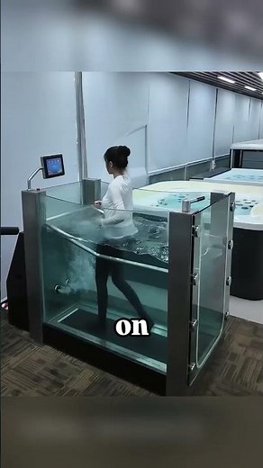Running Underwater? This Treadmill is Insane! #shorts