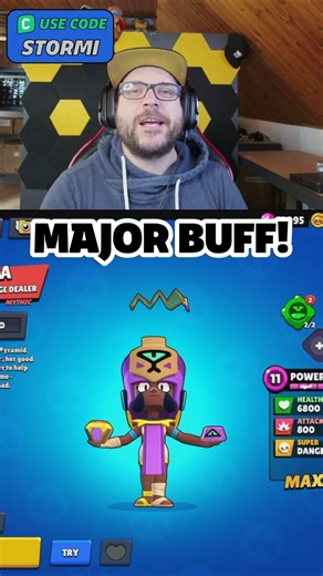 Huge Najia Buff in Brawl Stars! #brawlstars