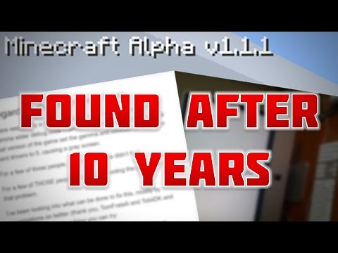 The Story of Minecraft Alpha v1.1.1