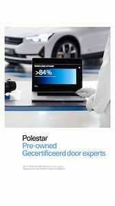 Grondig nazicht op 112 punten, de nieuwste software-update en 24 maanden garantie. Het Polestar Pre-owned programma biedt je volop zekerheid. | Polestar