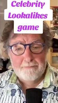 celebrity Lookalikes game. a playalong game but who does it look a bit like? #comedy #celebrity #tv