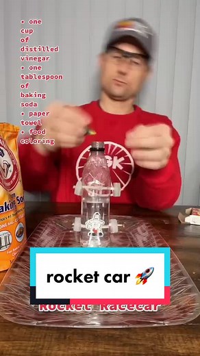Rocket Race Car with Baking Soda and Vinegar