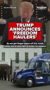 Trump's FREEDOM HAULERS plan will bring MORE JOBS to America's veterans