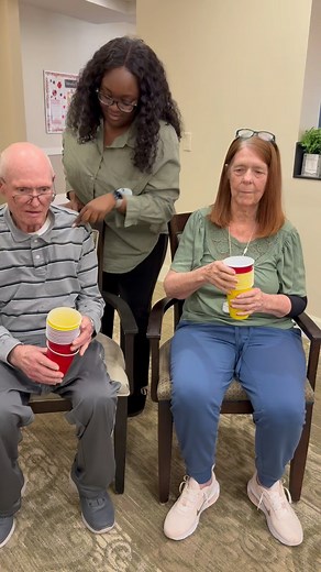 Another reverse the stack! #games #fun #challenge #seniors #seniorliving #assistedcare #community #texas | Christian Care Communities & Services: Allen