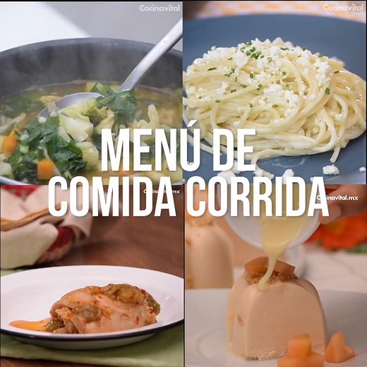 27K views · 577 reactions | Rápidas y prácticas recetas de comida corrida para que las incluyas en tu menú semanal.  https://bit.ly/3fH4WIk | Cocina Vital | Facebook