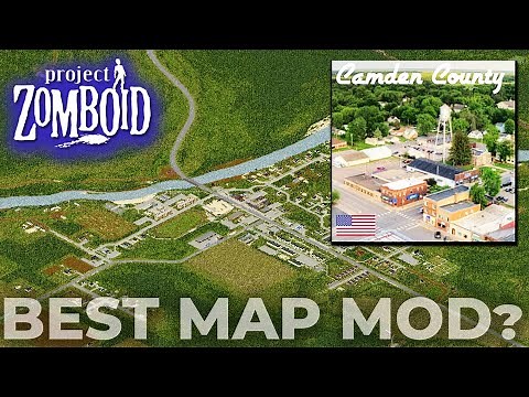 A day in Camden County. Best Project Zomboid Map Mod? | You Decide. | Build 41.78
