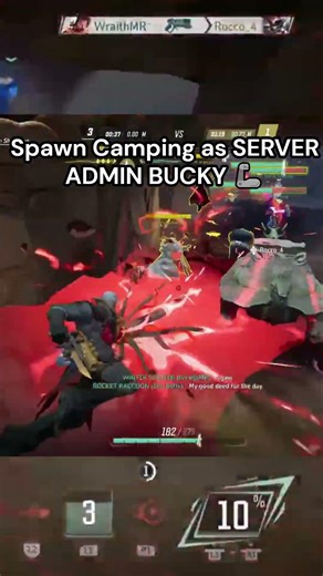 Spawn Camping as SERVER ADMIN BUCKY 🦾 #gaming #marvel #marvelrivals #viral