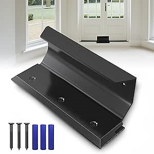 Security Lock Door Brace - Heavy Duty Aluminum Alloy Door Lock Barricade - Front Door Security Barricade for Inward Blemished Door, Standard Doors, French Doors - Security Brace for Door