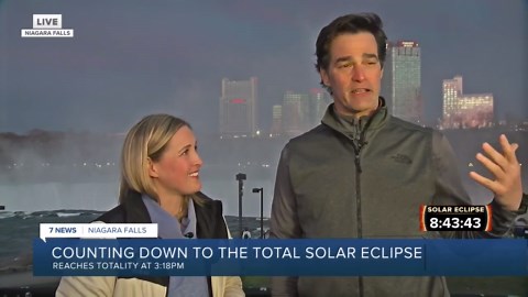 Rob Marciano joins Katie on Good Morning Buffalo to talk about the eclipse in Niagara Falls
