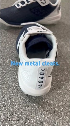 Metal spikes new balance