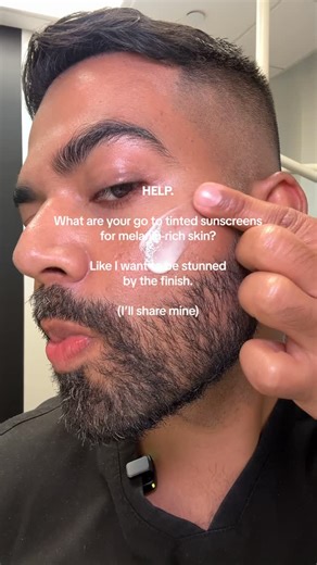 Kunal Malik, MD | Dermatologist on Instagram: "‼️Comment SPF and I’ll send you my personal list of derm-approved faves. Let’s be honest, most sunscreen recs still ignore deeper skin tones. ㅤ If you're constantly dealing with white cast you're not alone. I test a lot of sunscreens. Some are excellent. Some are...yikes.. ㅤ This IS the group chat so let’s crowdsource the real SPF holy grails. ㅤ What’s your go-to sunscreen that actually blends on brown and black skin? ㅤ Mineral or chemical or hybrid