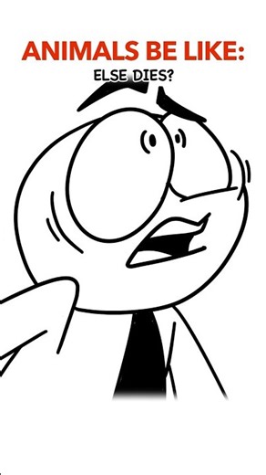 Animals 🤔 Orig: @blobbyclips (Animation Meme) Anim: RikiAnimator #shorts