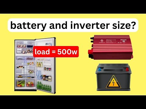 How to Choose The BEST 500w Full Load Solar Power Inverters and Battery Size - Secrets EXPOSED
