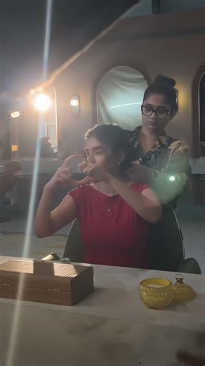 Anushka sen shooting time #shorts #anushkasen