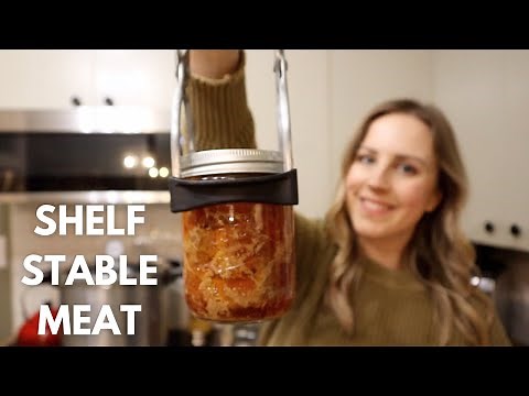 Shelf Stable Meat | Pressure Canning Meat Using the EASY Raw Pack Method | Homestead Pantry Restock