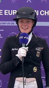 28K views · 1K reactions | “I felt so proud during the test that he was giving his all!” 殺 Katharina Hemmer was full of emotion after a phenomenal debut on her superstar Denoix at the Jiva Hill Stables FEI Dressage European Championship™. ❤️ After securing team gold yesterday and finishing 4th in the Grand Prix Special today, they’re clearly on flying form here in France. ✈️ #FEIEuros2025 #DressageEuropeans #FEIDressage #UnitedByEquestrian | FEI Dressage | Facebook