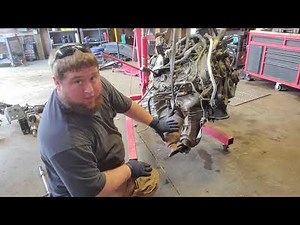 2008 GMC ACADIA ENGINE/TRANSMISSION INSTALLATION FROM THE TOP (PART 2)