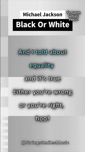 Equality Still Matters 🌎 | Michael Jackson | Black or White Lyrics #shorts