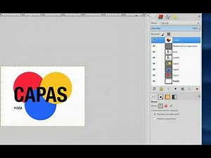 Cómo crear capas en Gimp