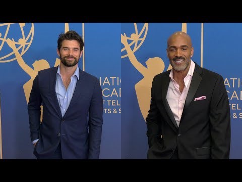 Josh Swickard and Donnell Turner 2025 Daytime Emmy Awards Red Carpet