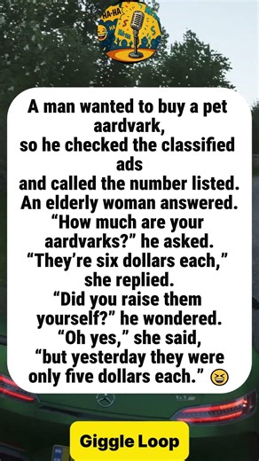 Elderly Seller Confused The Price After Raising Aardvarks#funny#joke#humor