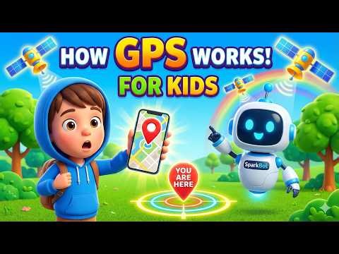 How GPS Works for Kids | How Maps Know Where You Are!
