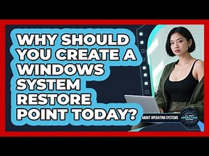 Why Should You Create A Windows System Restore Point Today? - All About Operating Systems