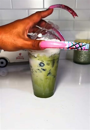 Blueberry Matcha #BlueberryMatcha #MatchaASMR #HomeCafeVibes #asmrvideo #satisfyingvideo @Amazon @Amazon Home @Amazon Influencer Program @Torani @Jade Leaf Matcha @Reddi-wip