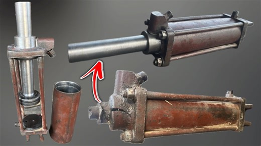 How to repair broken upper part of hydraulic jack | Videos live 6