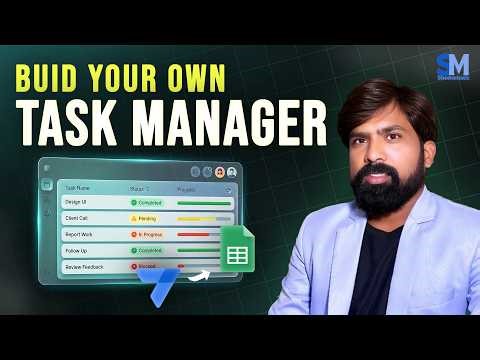 Build Your Own Task Manager | Google Sheets + AppSheet (No Coding)