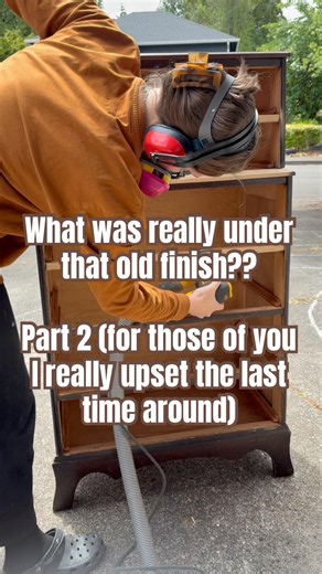 What was hiding under this old finish?? Part 2