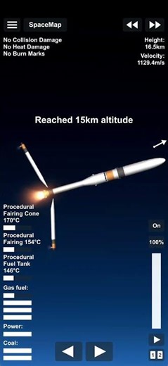 Launching Station Module(No Sorry its Satellite the docking port is repair) part 1