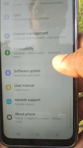 How to update software in Samsung Galaxy A04 Smartphone #samsunga04
