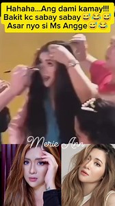 Bakit kc sabay sabay kayo😂😅 Ikaw na Angge, haba ng hair mo😍❤️ #reels #reelsviral #fyp #bonus #trend #communitysupport #everyone #followers #algorithm #Showbiz #highlights | Merie Ann