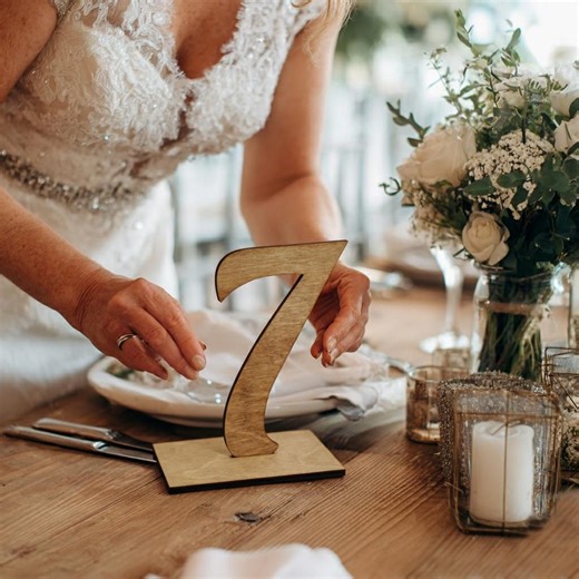Custom Laser-cut Table Numbers – Creating a Timeless Look That Fits Effortlessly With Rustic, Boho, or Modern Décor. - Etsy