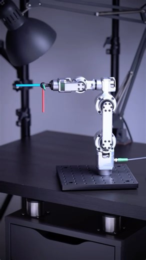 Oleksandr Stepanenko | Singularity crossing with the world’s smallest industrial robot arm. Although the robot is roughly the size of a human hand, its effective... | Instagram