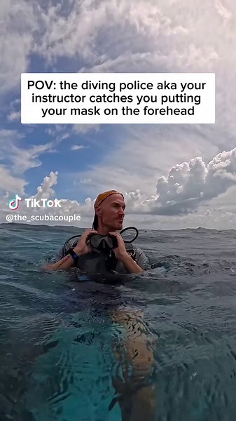 Scuba Diving Tips: Avoid Mask on Forehead