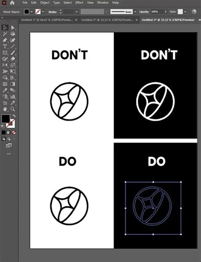 Adobe Illustrator Tip: Invert a Logo Like a Pro #AdobeIllustrator #IllustratorTips #IllustratorTrick