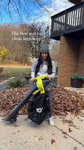 1.3M views · 6.3K reactions | Easiest way to clean up leaves! #hack #lifehack #satisfyingvideo #satisfying #tools #tooltok #ryobi #ryobitools #leafcleanup #leafcleaning | Newbuild Newlyweds | Facebook