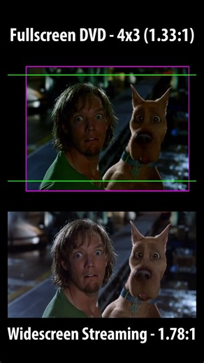 Scooby-Doo: Widescreen vs Fullscreen