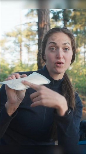 Easiest cold-soak backpacking breakfast!! *so good* #backpackingfood