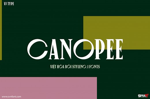 [Miễn phí] SVN-Canopee - Việt hóa - STYLEno.1 Fonts