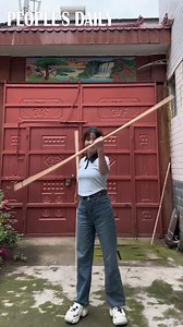 So slick! A Chinese girl shows off how to perform double staff spin with both hands! #ChinaGotTalent | Beautiful China
